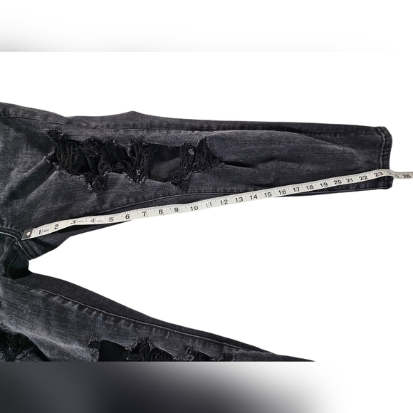 Like New American Eagle Outfitters Dark Charcoal jeggings size 8 X-Short - Picture 7 of 7